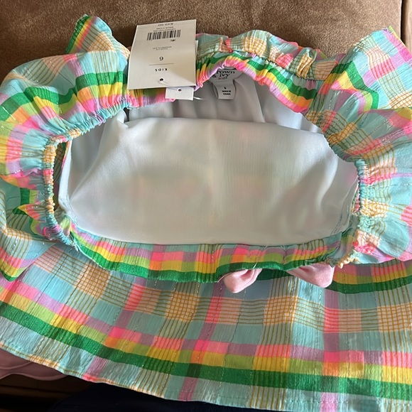 Little Girls NWT crown & ivy short set. - Picture 6 of 8